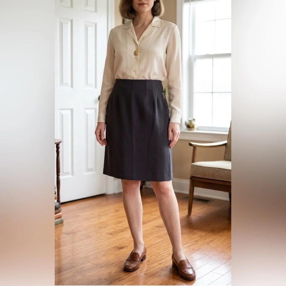 Elegant Alanni by Bobby Brook Black Women's Skirt